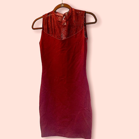 ZARA TRAFALUC sleeveless dress with lace top - Picture 1 of 4